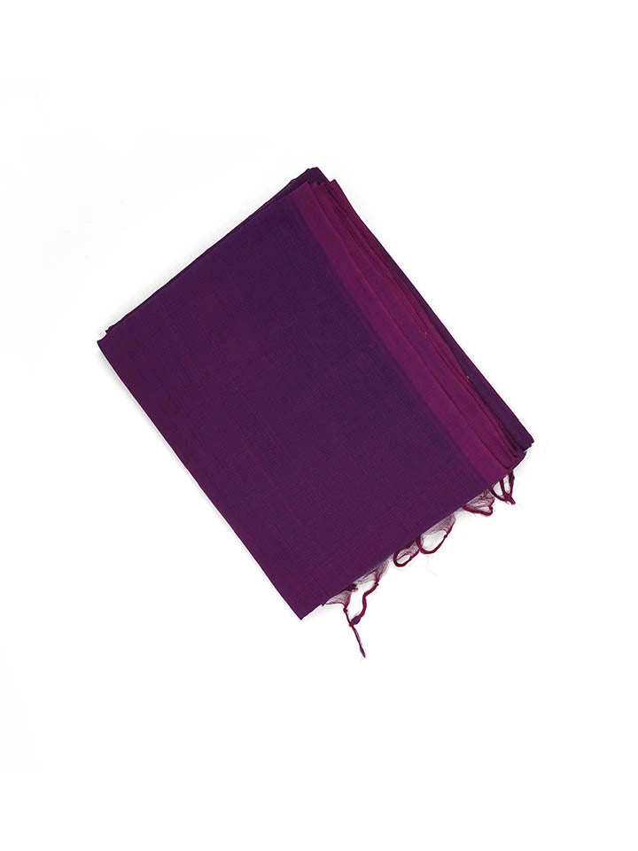 Majestic Plum Saree