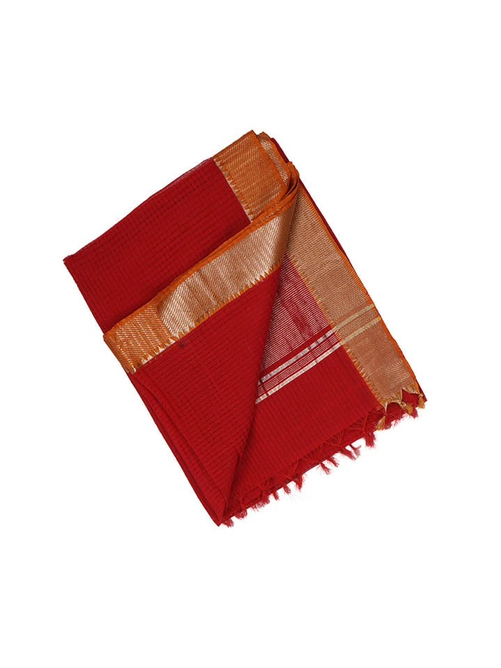 Ruby Radiance Saree