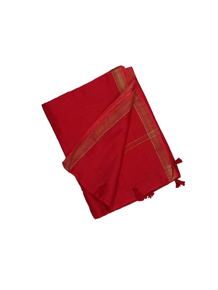 Royal Scarlet Saree