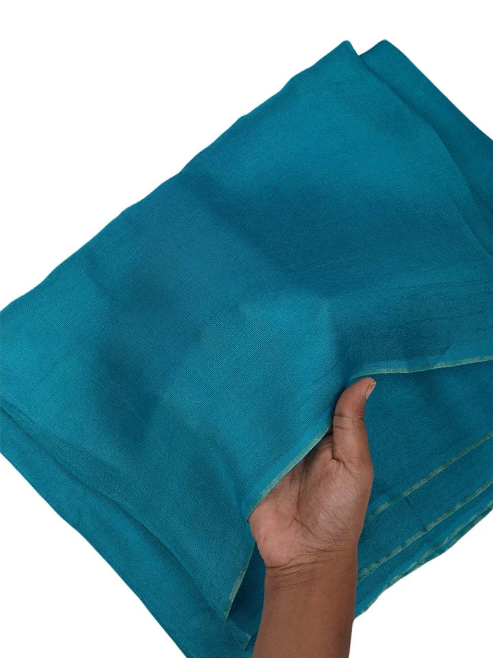 Turquoise Treasure Saree