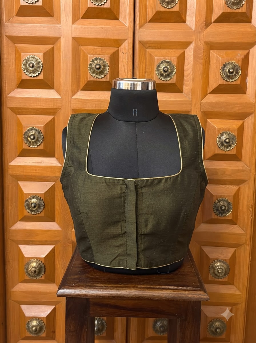 Solids Chic - Bend Square Neck - Olive Green SL