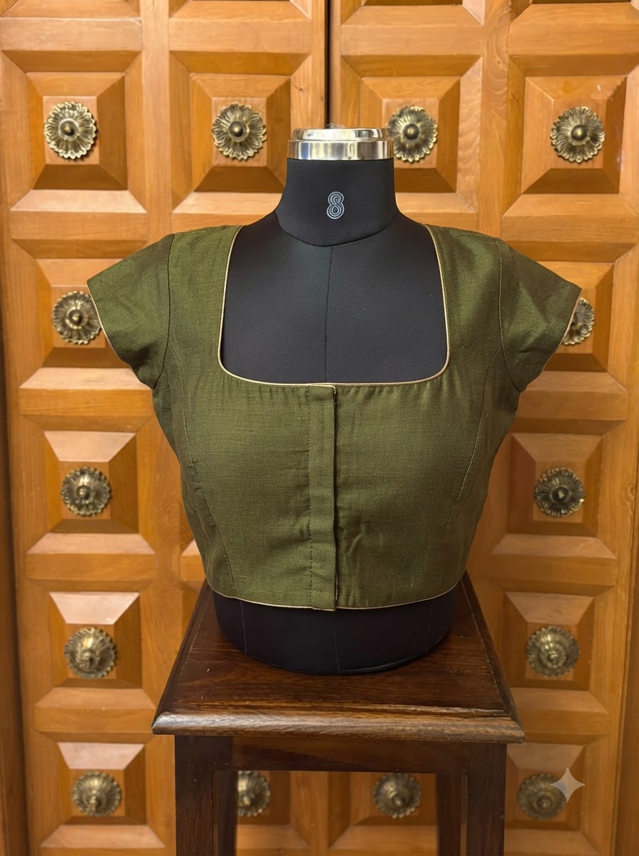 Solids Chic - Bend Square Neck - Olive Green CS