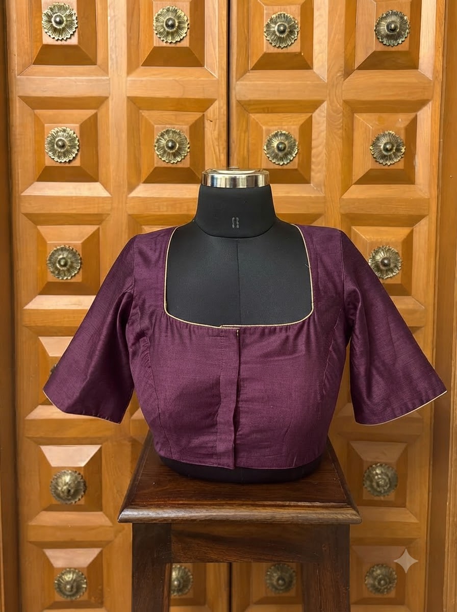 Solids Chic - Bend Square Neck - Mulberry ES