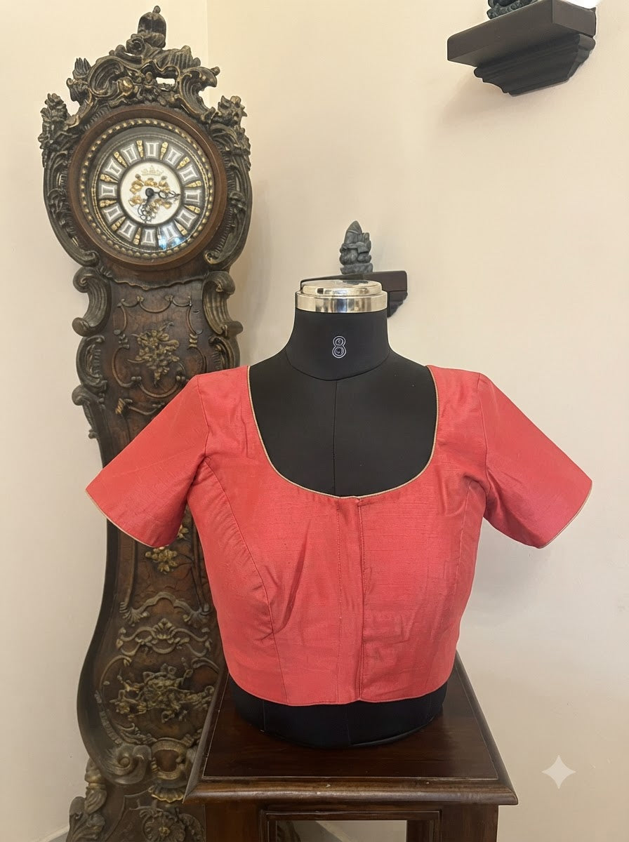 Solids Essential - Round Neck - Coral MS