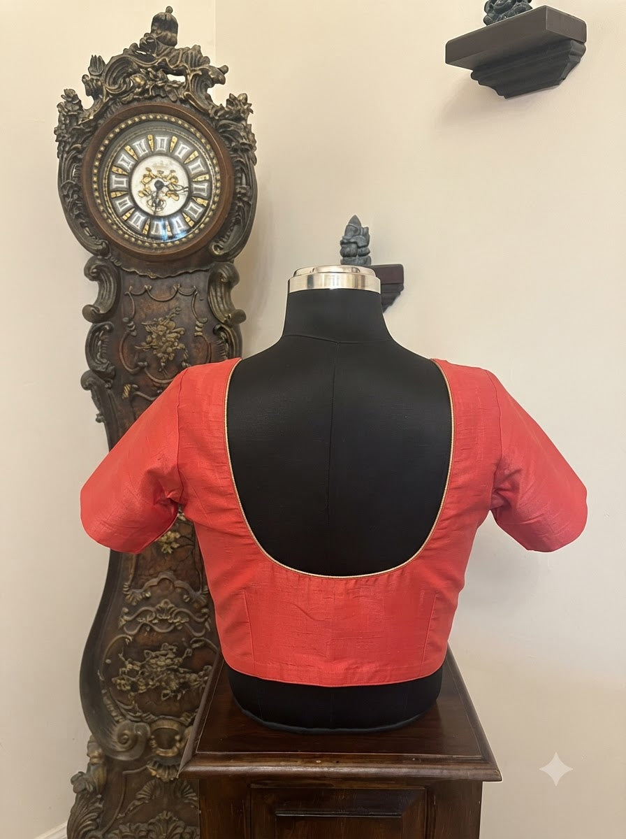Solids Essential - Round Neck - Coral MS