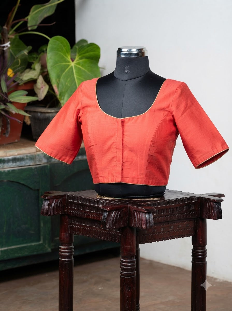 Solids Essential - Round Neck - Coral ES