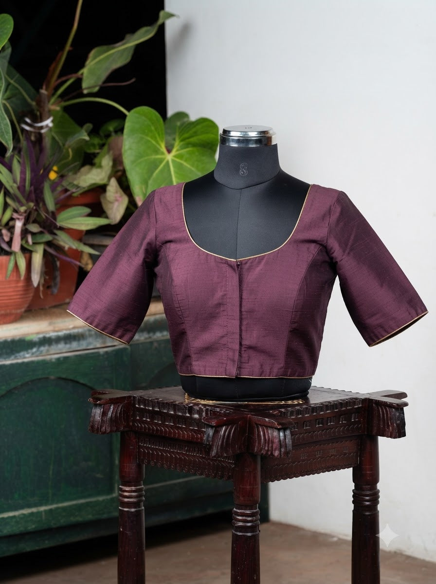 Solids Essential - Round Neck - Mulberry ES
