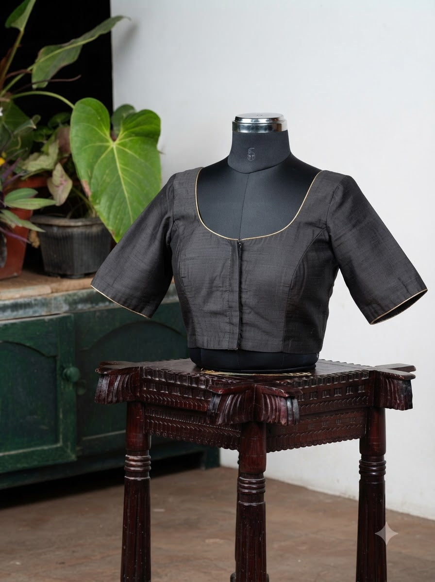 Solids Essential - Round Neck - Charcoal ES