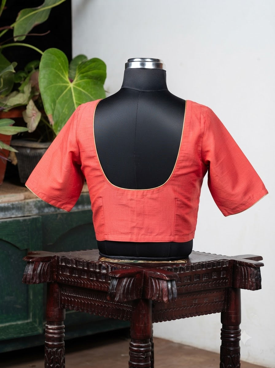 Solids Essential - Round Neck - Coral ES