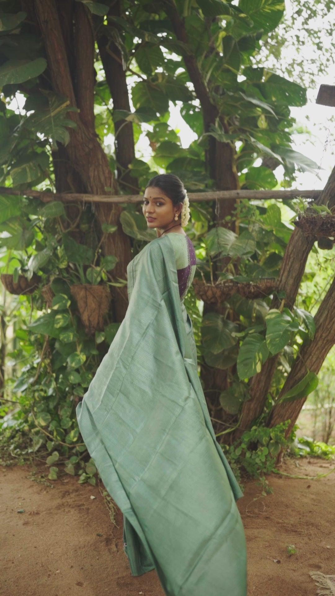 Sage Green Deep Violet