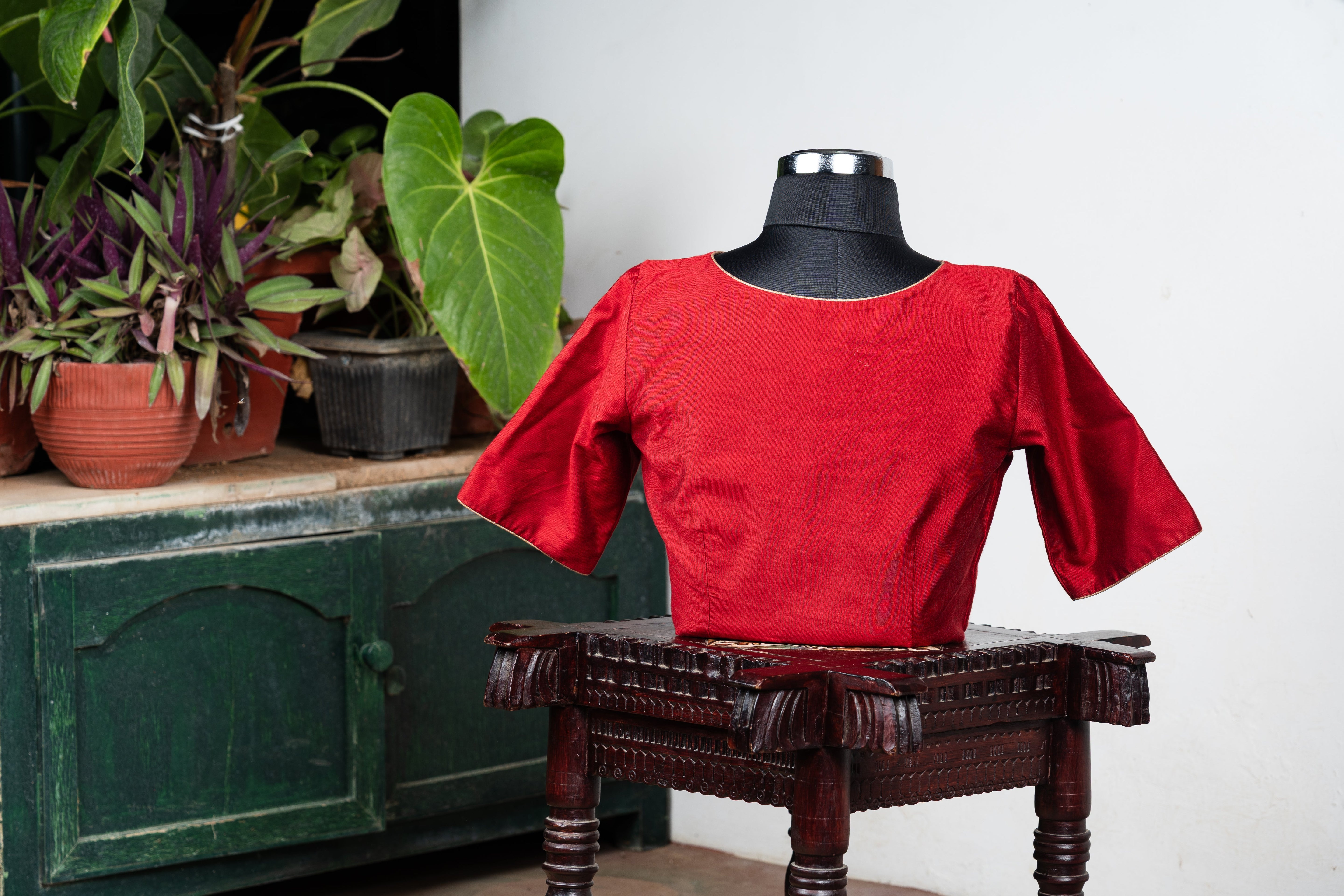 Solids Timeless - Boat Neck - Imperial Red ES