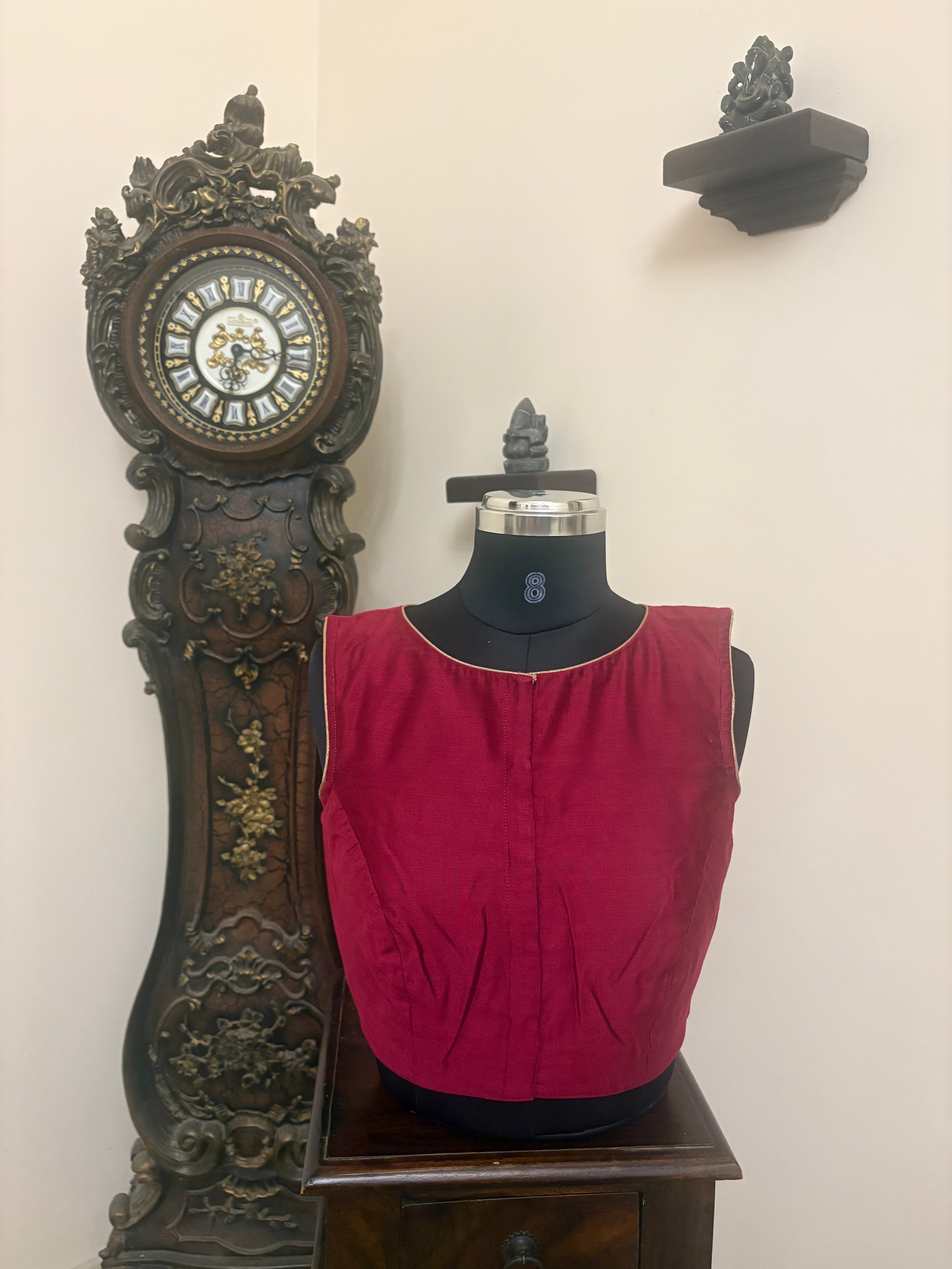 Solids Timeless - Boat Neck - Beetroot SL