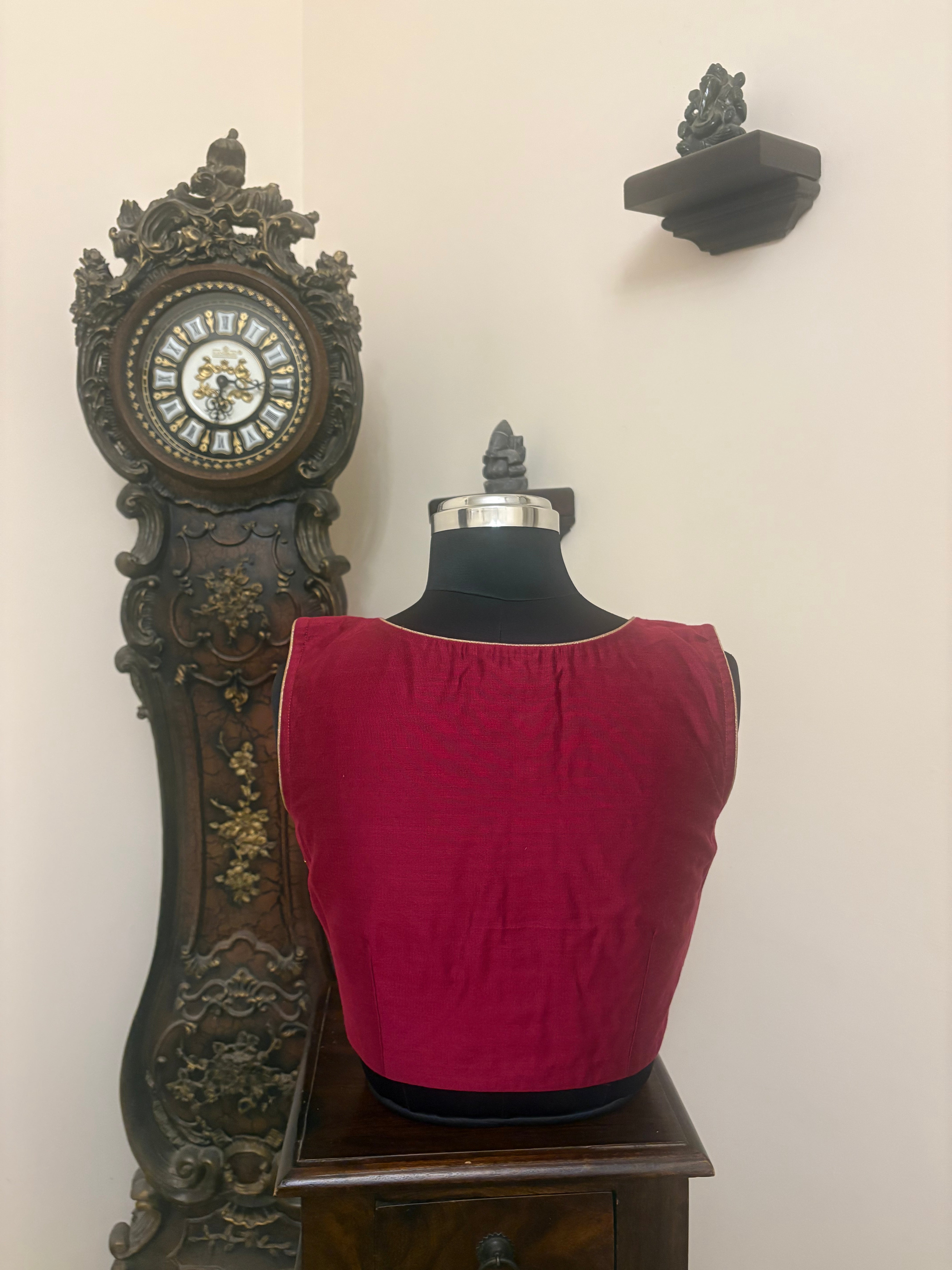 Solids Timeless - Boat Neck - Beetroot SL