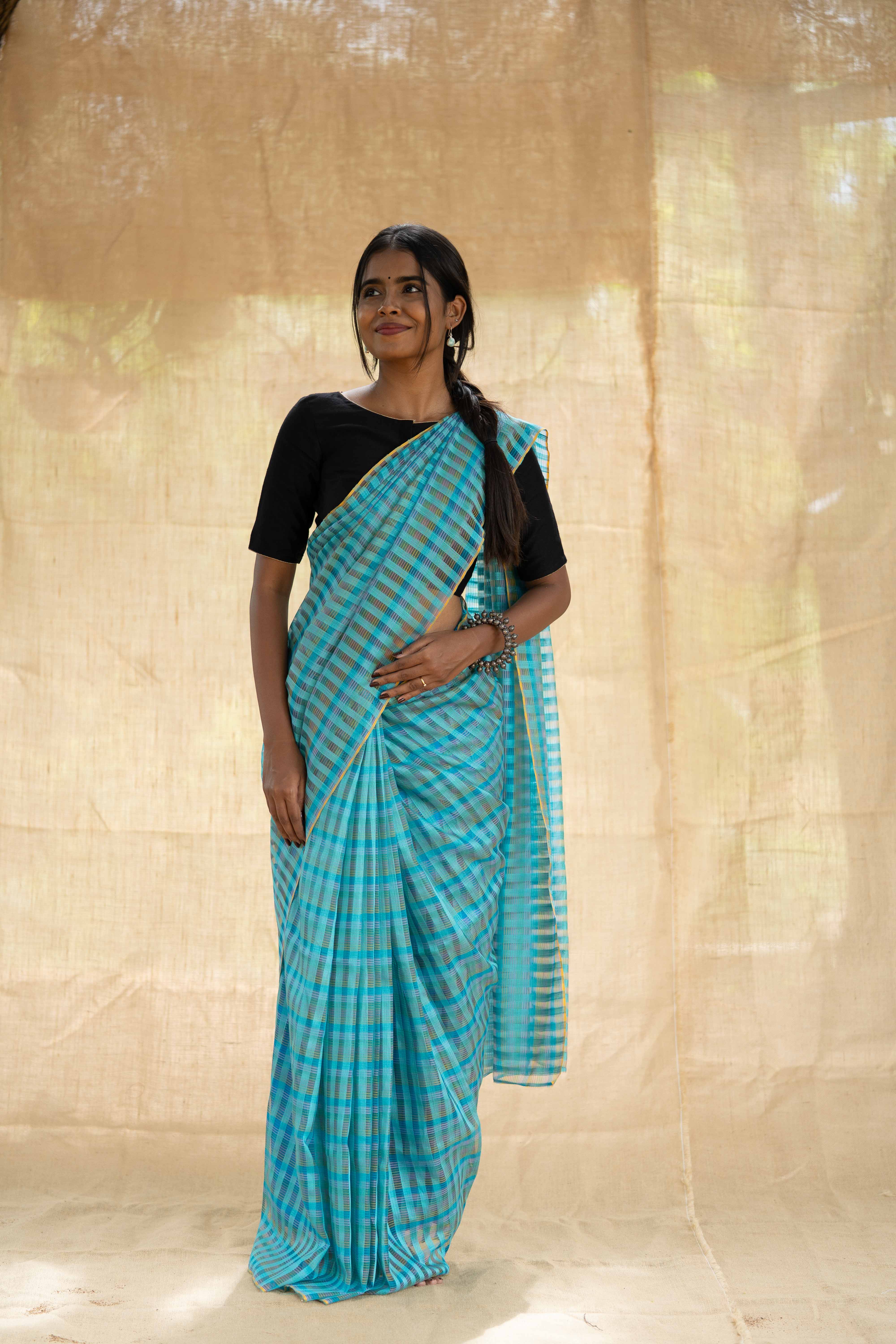 Organza Cascade - Turquoise Multi