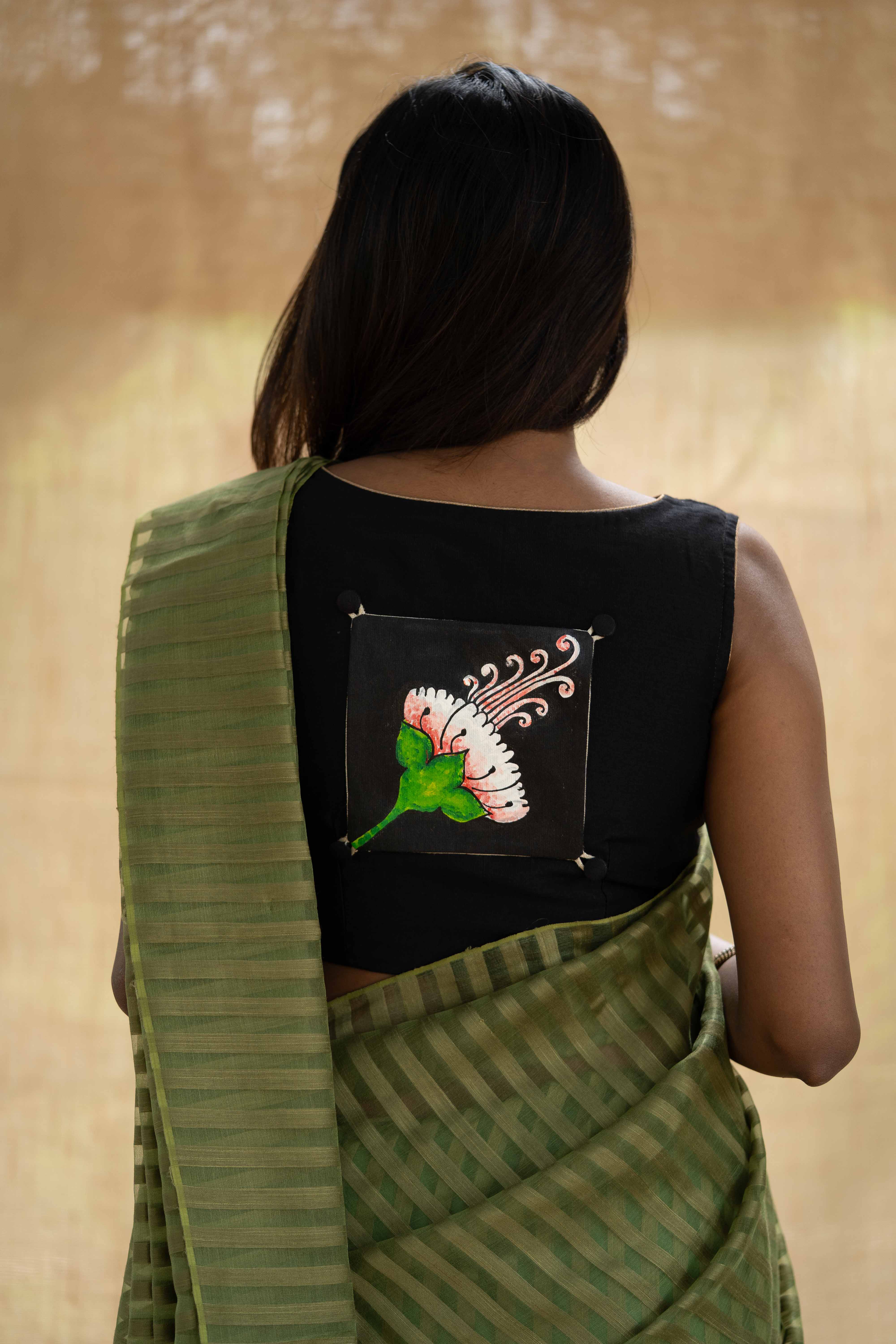 Organza Cascade - Sap Olive