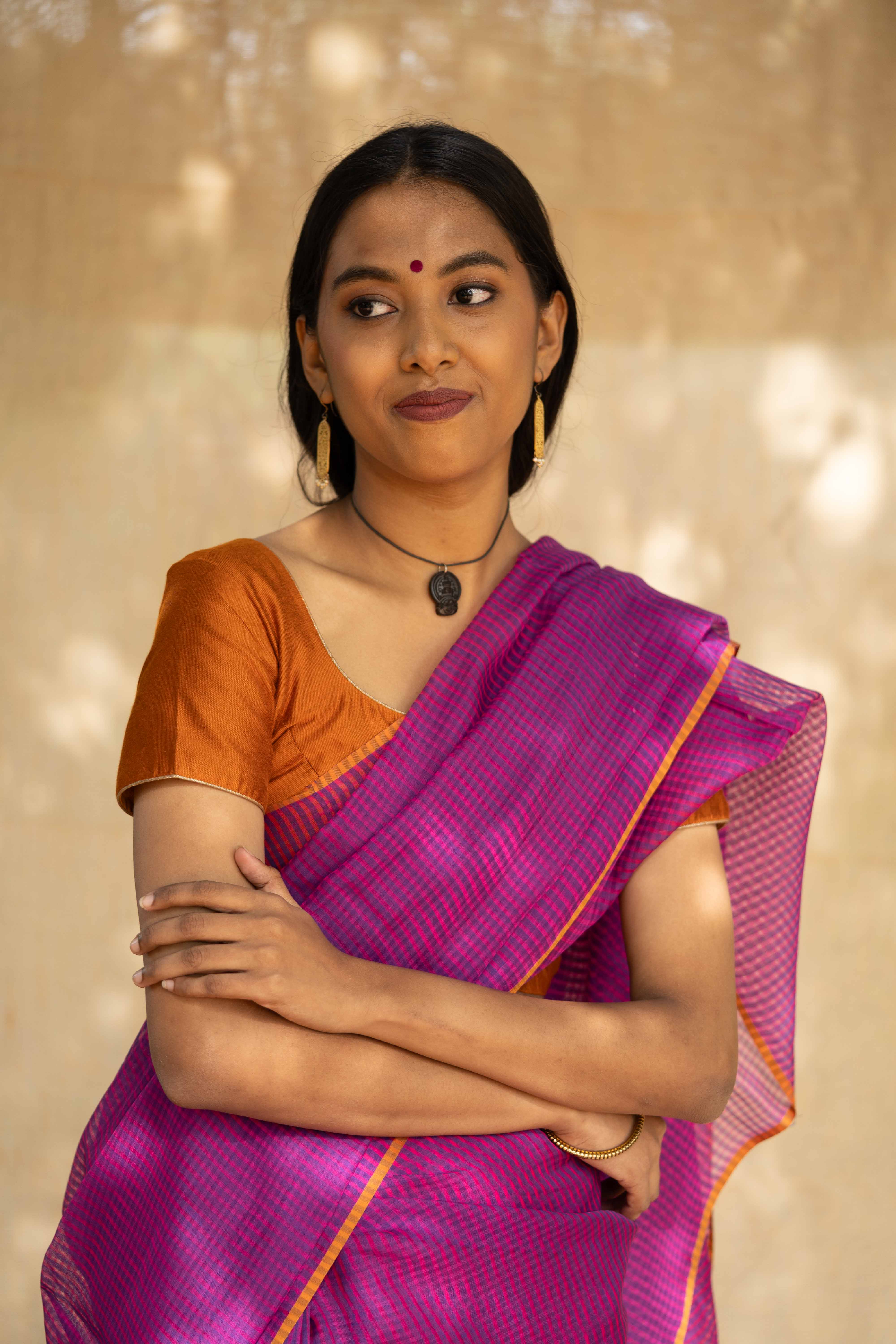 Organza Cascade - Magenta