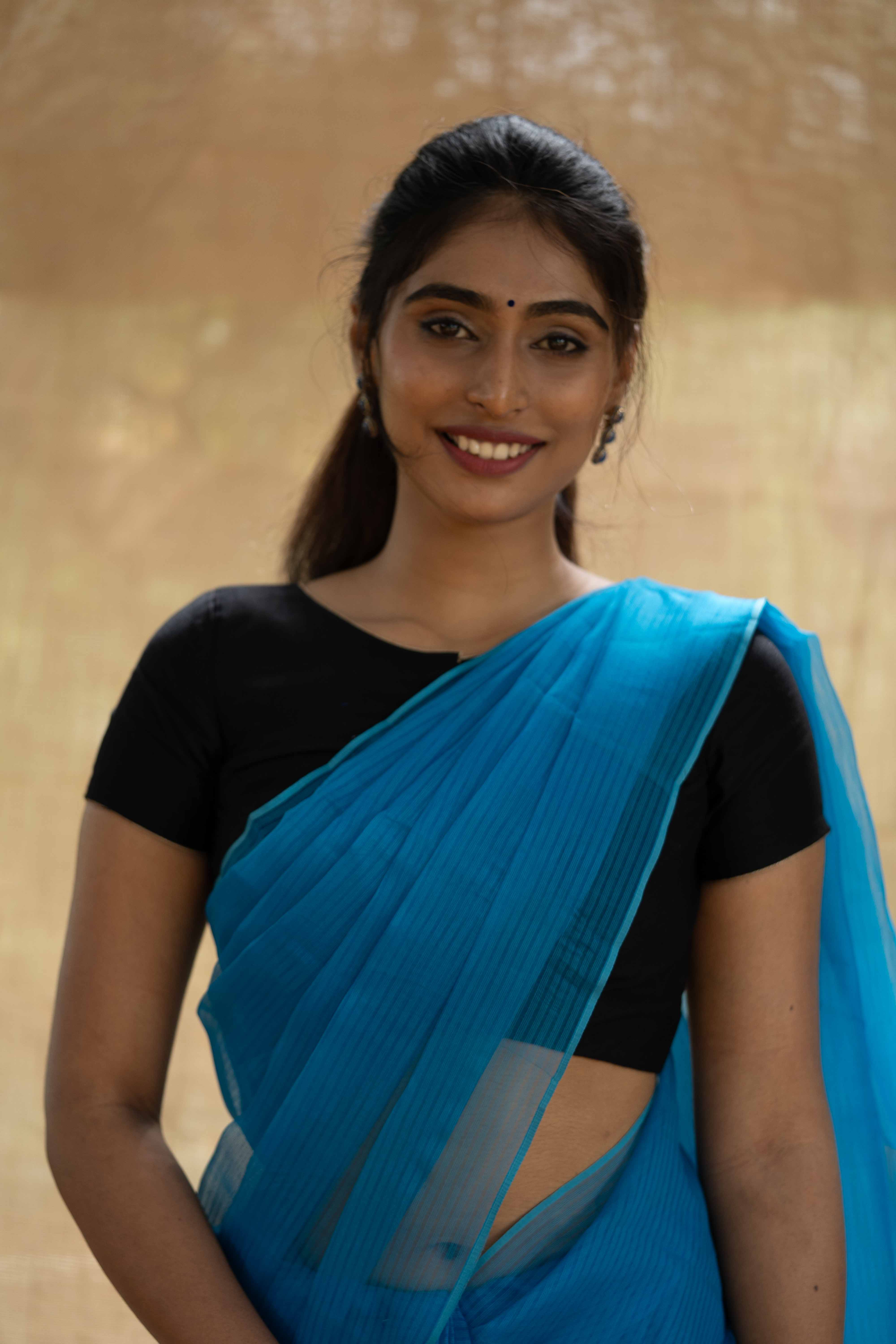 Organza Cascade - Copper Blue