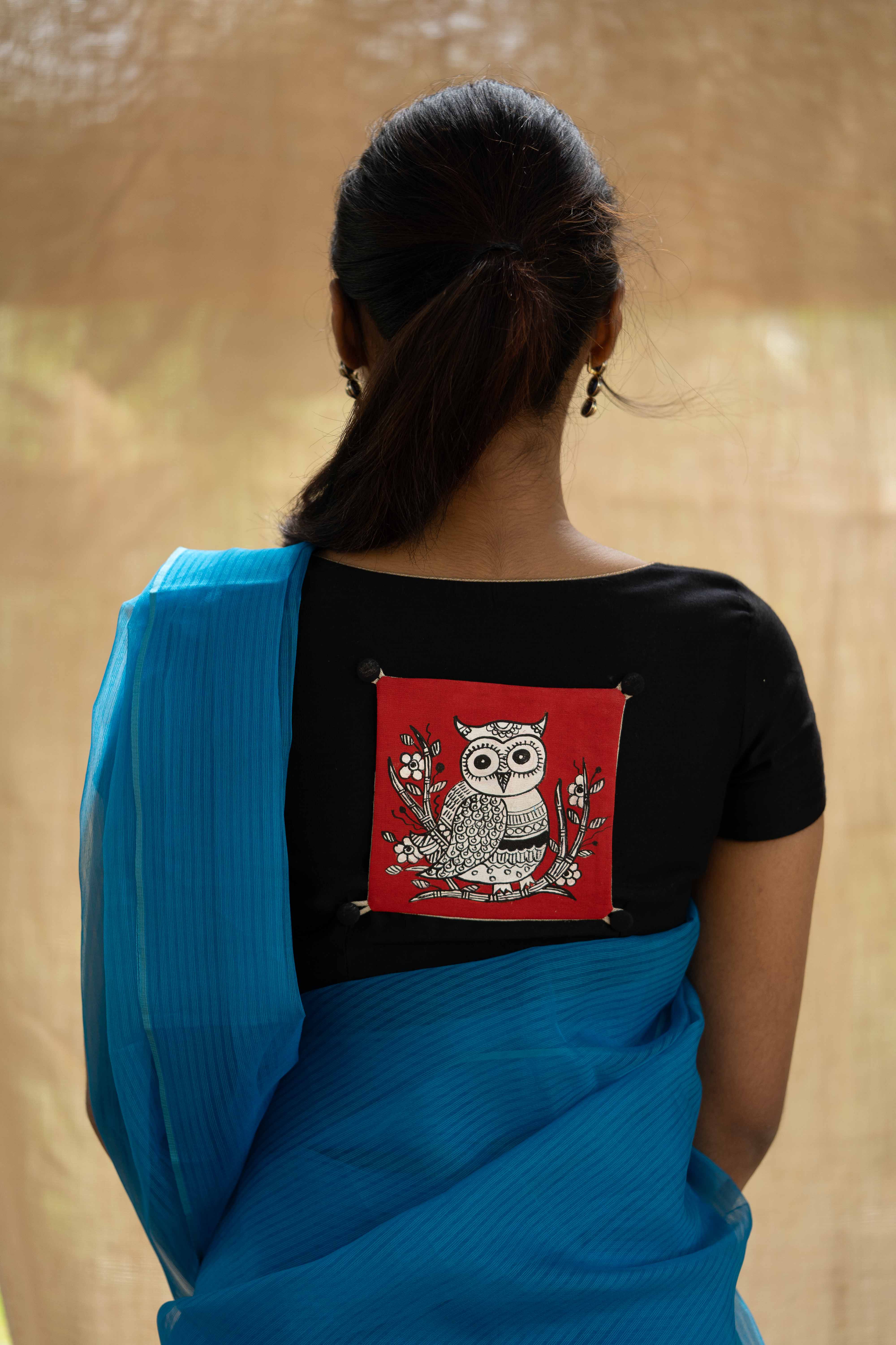 Organza Cascade - Copper Blue