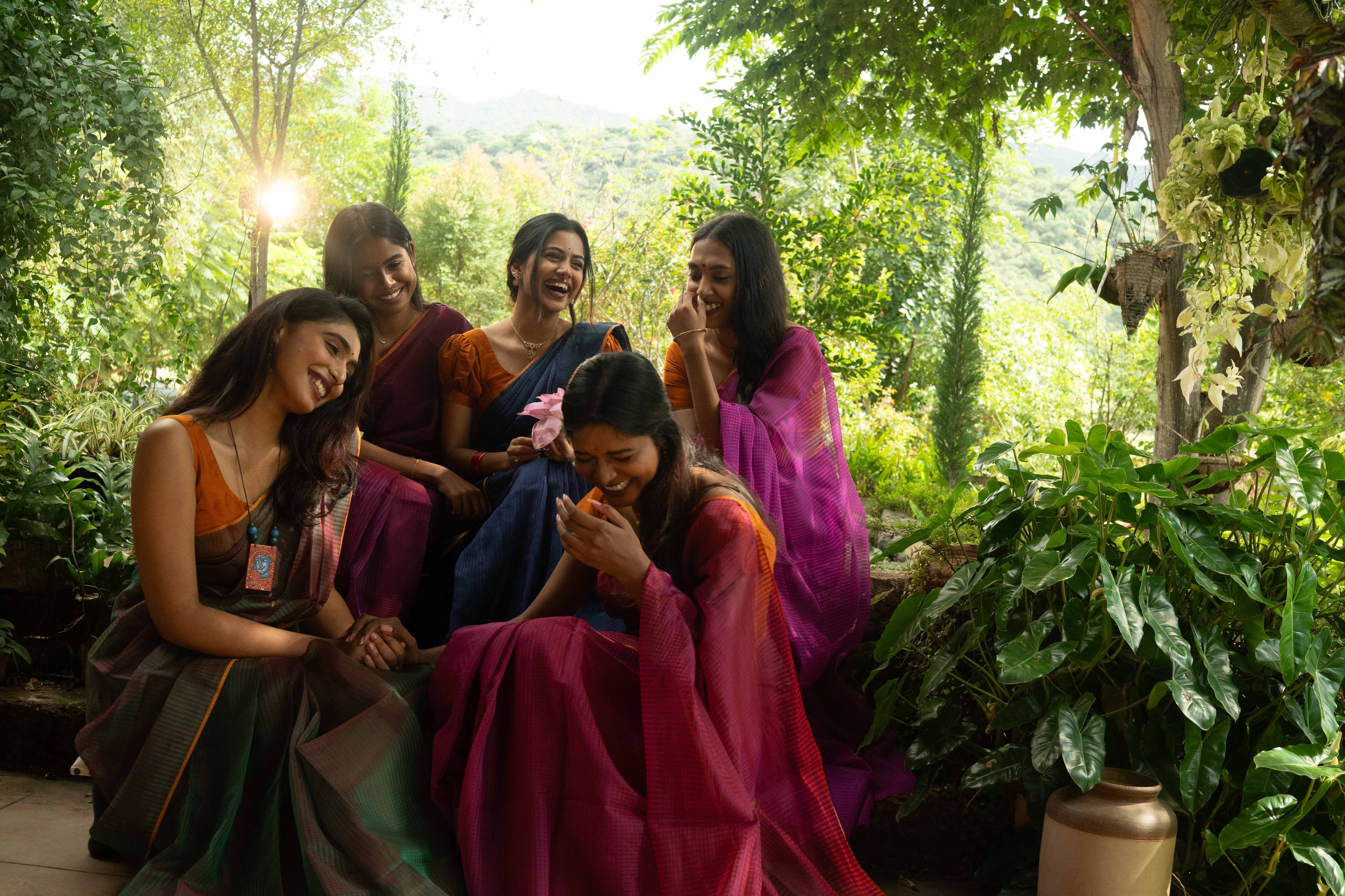 Organza Cascade - Magenta