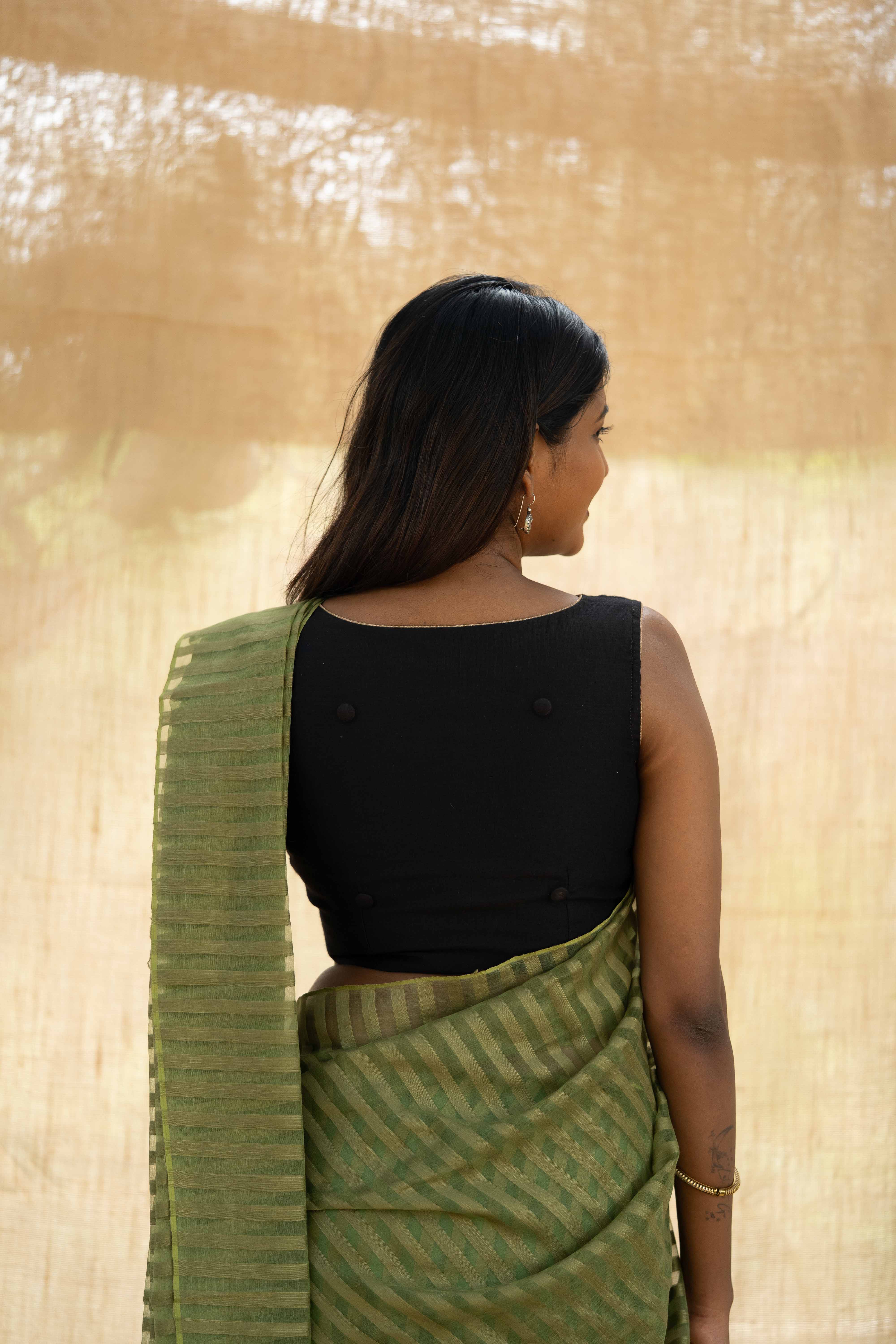 Organza Cascade - Sap Olive