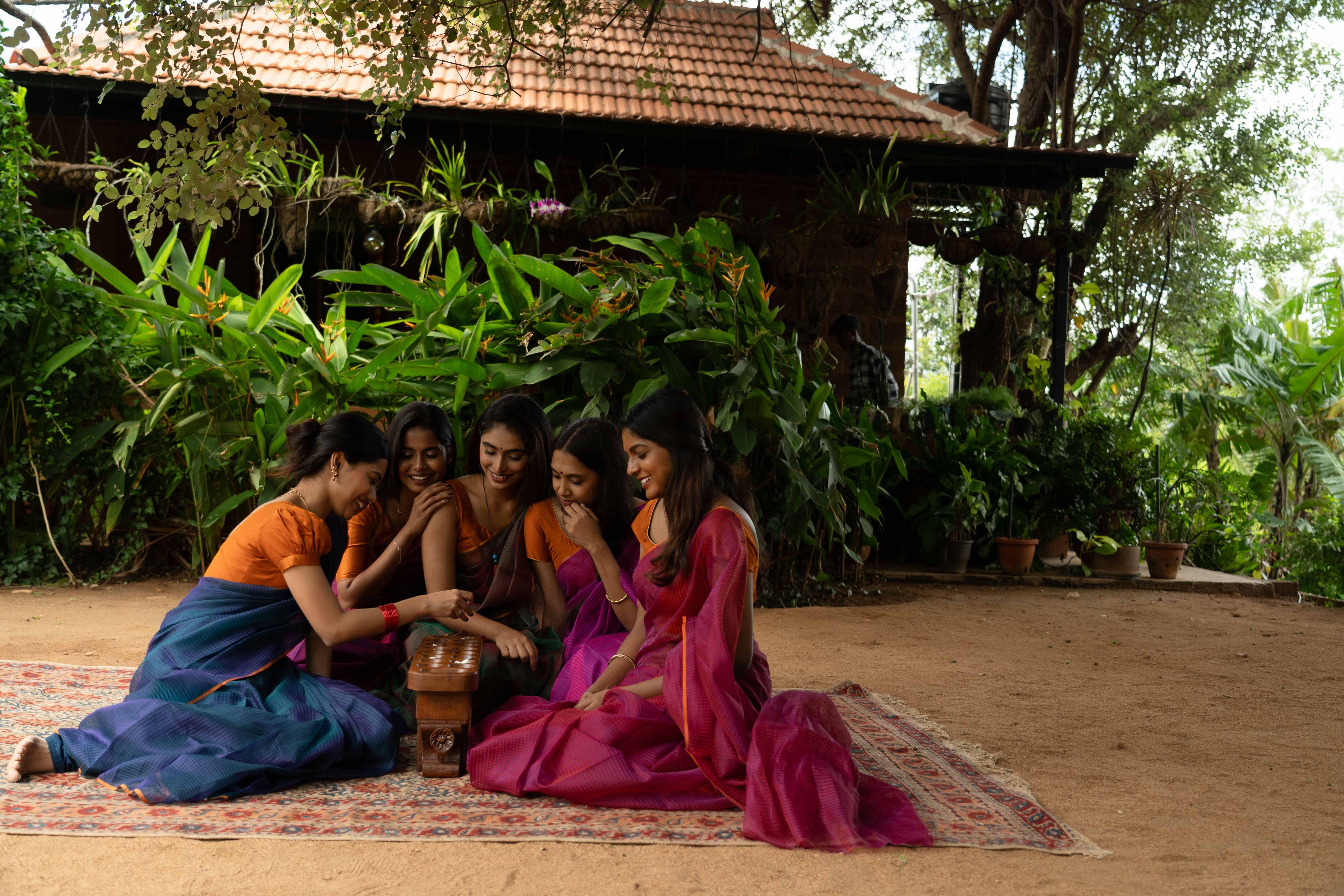 Organza Cascade - Magenta