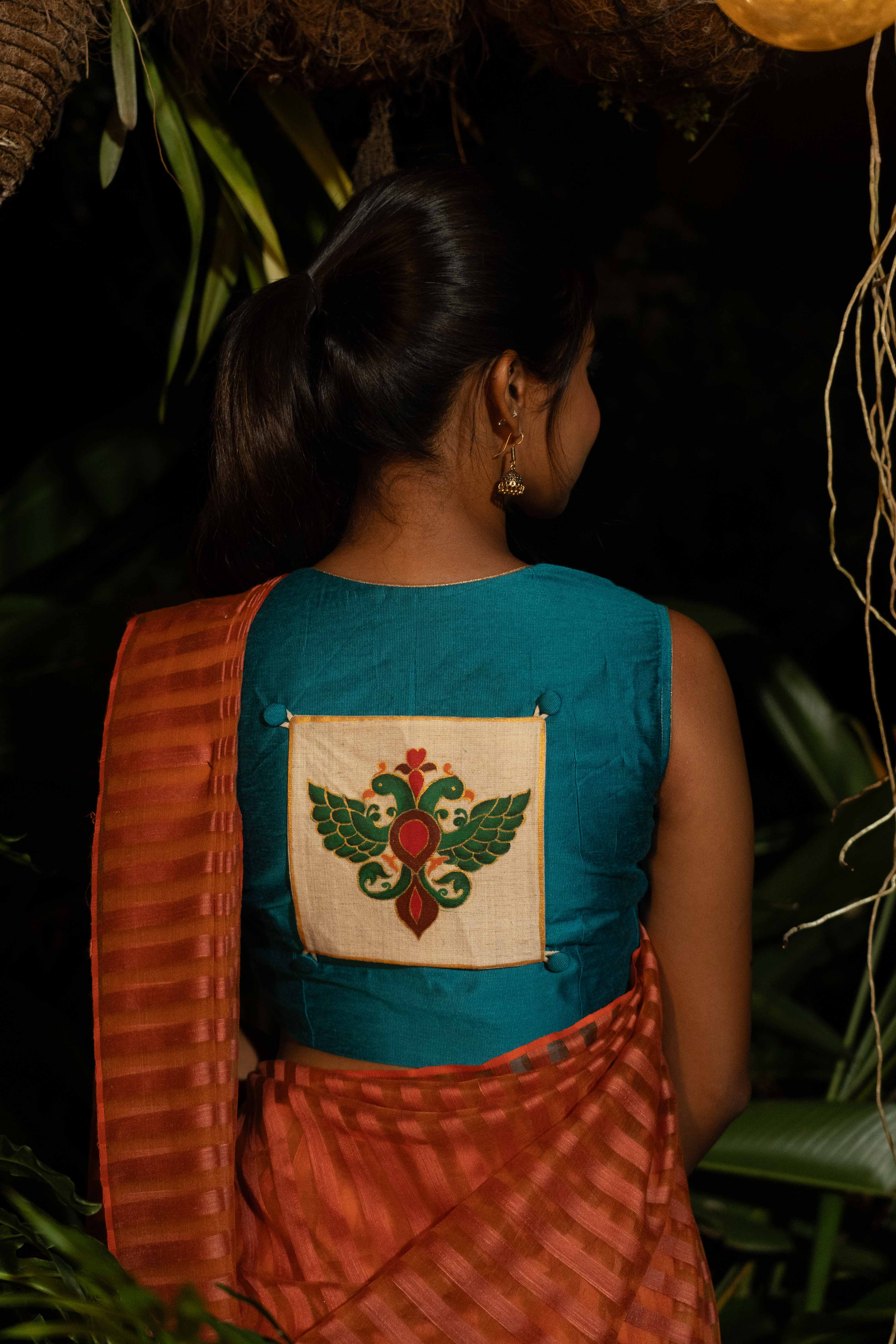 Organza Cascade - Coral Reef